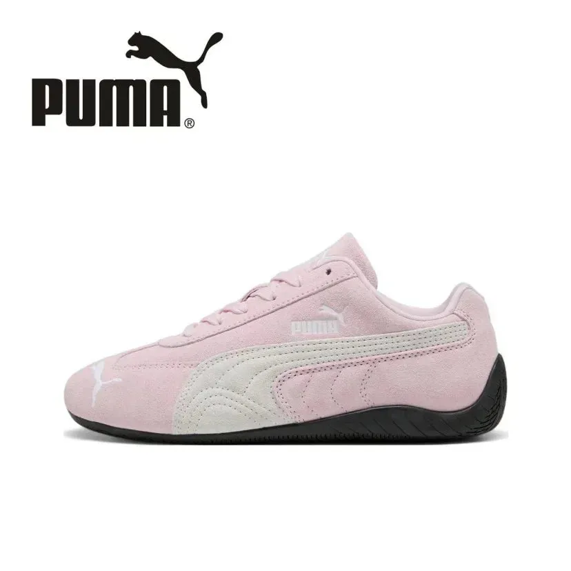 Puma Speedcat Archive Haute Coffee Frosted Ivory 398847-02 Non-slip and wear-resistant casual shoes （One size smaller）