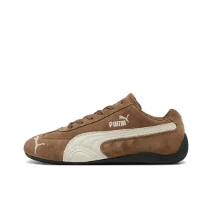 Puma Speedcat Archive Haute Coffee Frosted Ivory 398847-02 Non-slip and wear-resistant casual shoes （One size smaller）