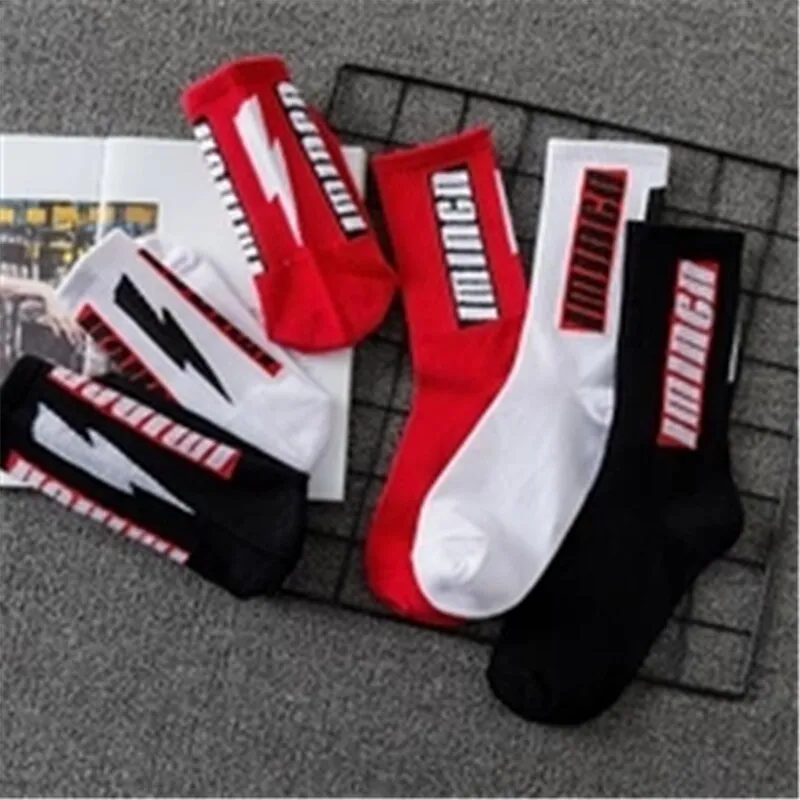 "DC MNIC" Chaussettes Montantes Streetwear Blanc - URB1™