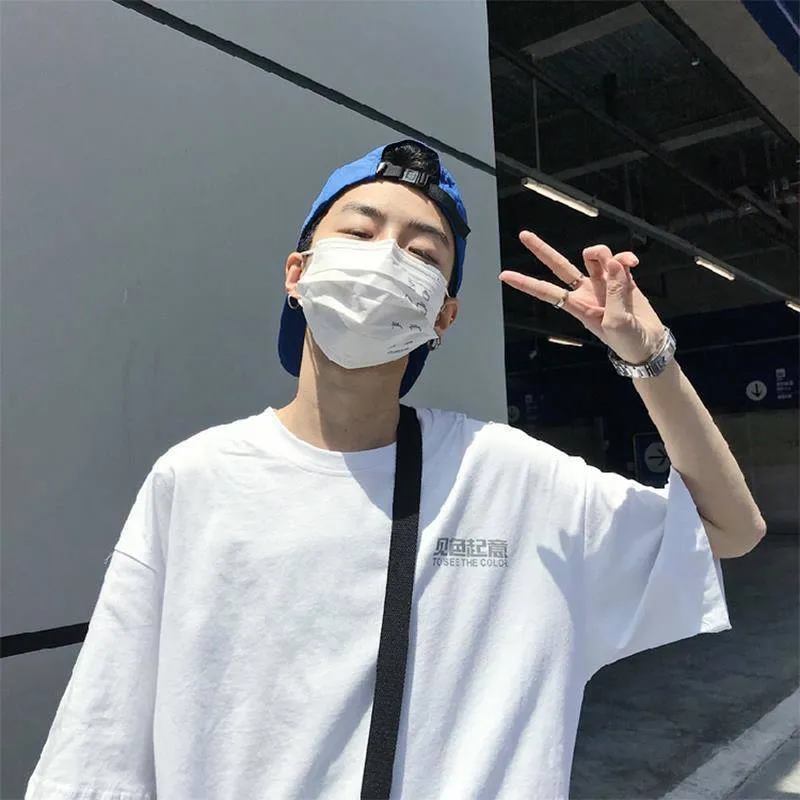 "REFLECTIVE TSTC350" T-shirt réfléchissant Streetwear Blanc - URB1™