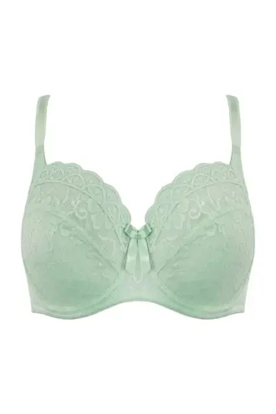 Rebel Underwired Side Support Bra In Pistachio - Pour Moi