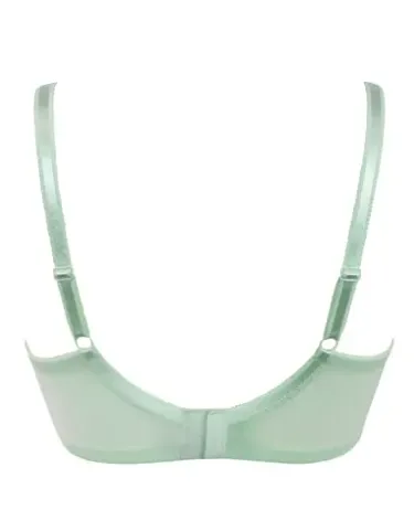 Rebel Underwired Side Support Bra In Pistachio - Pour Moi