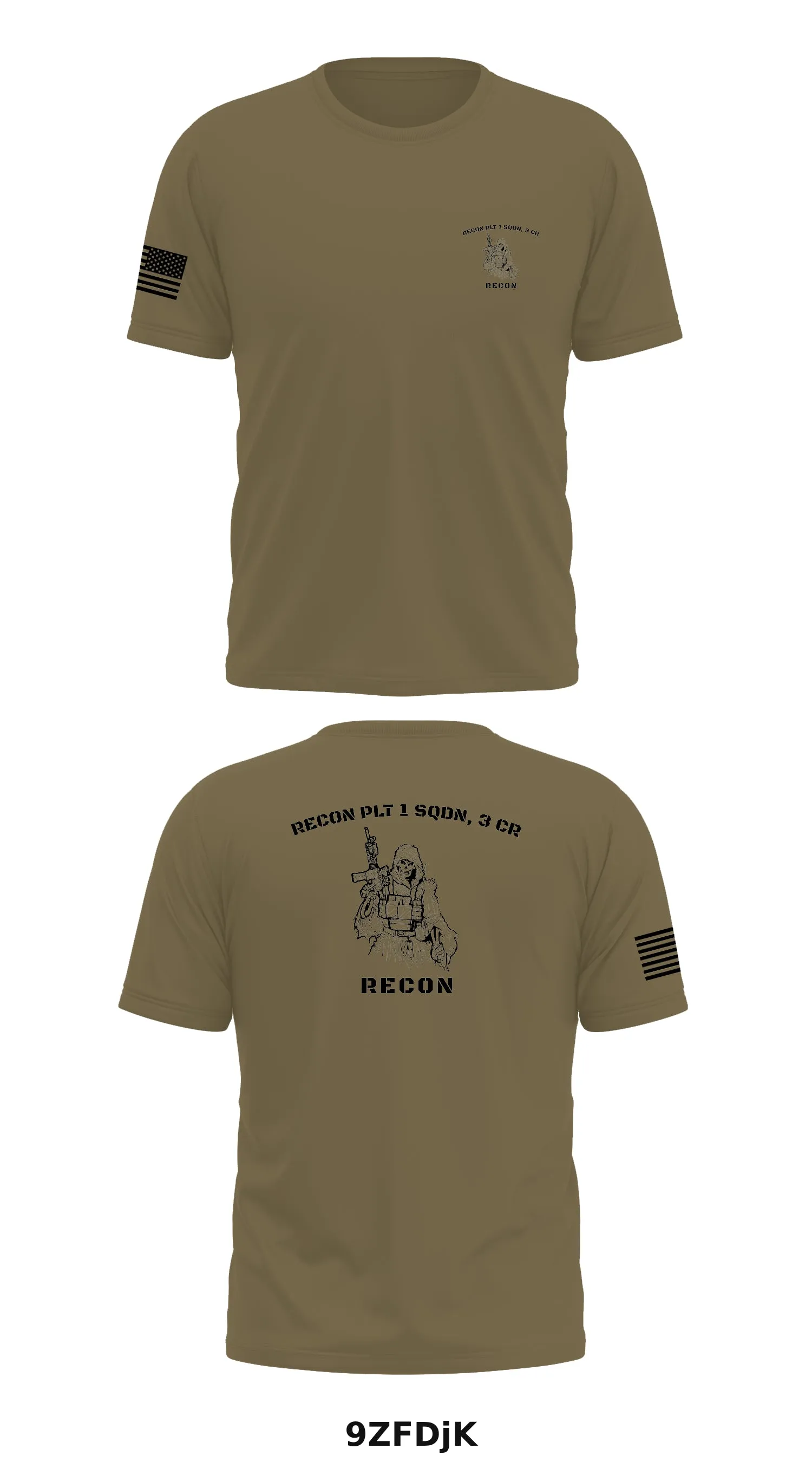 Recon Plt 1 Sqdn, 3 CR Store 1 Core Men's SS Performance Tee - 9ZFDjK
