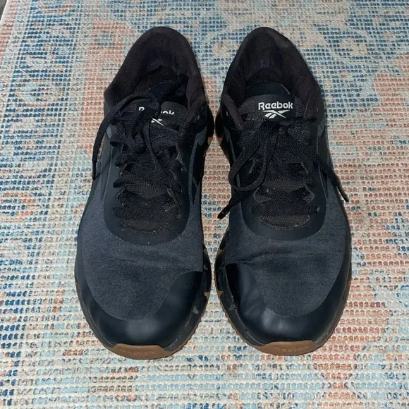 Reebok Zig Dynamica 2.0 Men's Sneakers, Black/Gum, Size 9.5