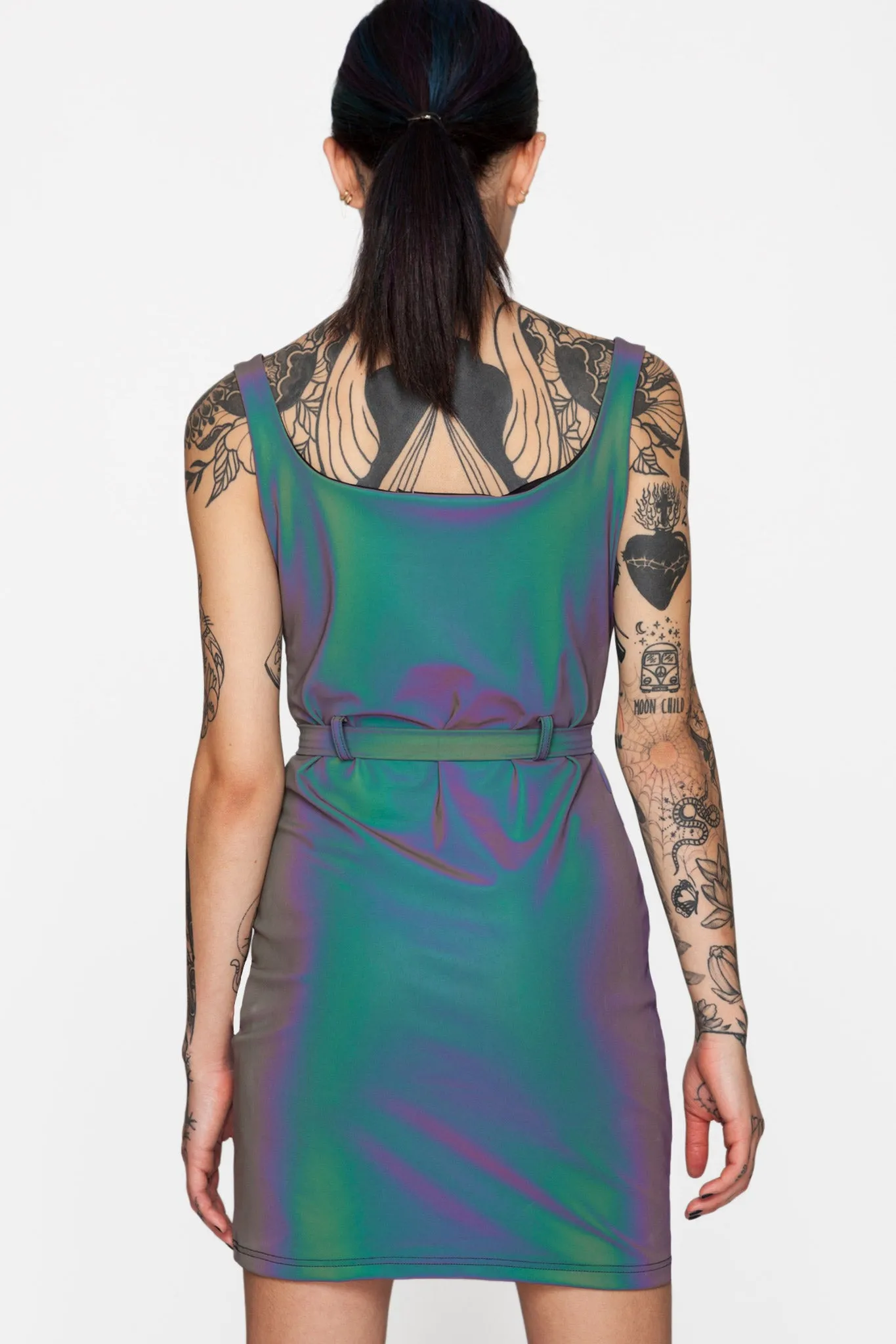 Reflective Buckle Dress