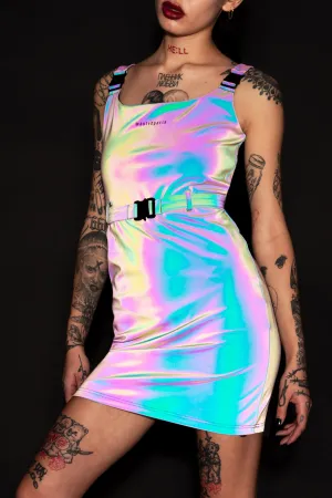 Reflective Buckle Dress