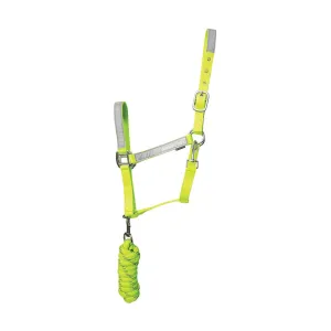 Reflector Head Collar and Lead Rope by Hy Equestrian