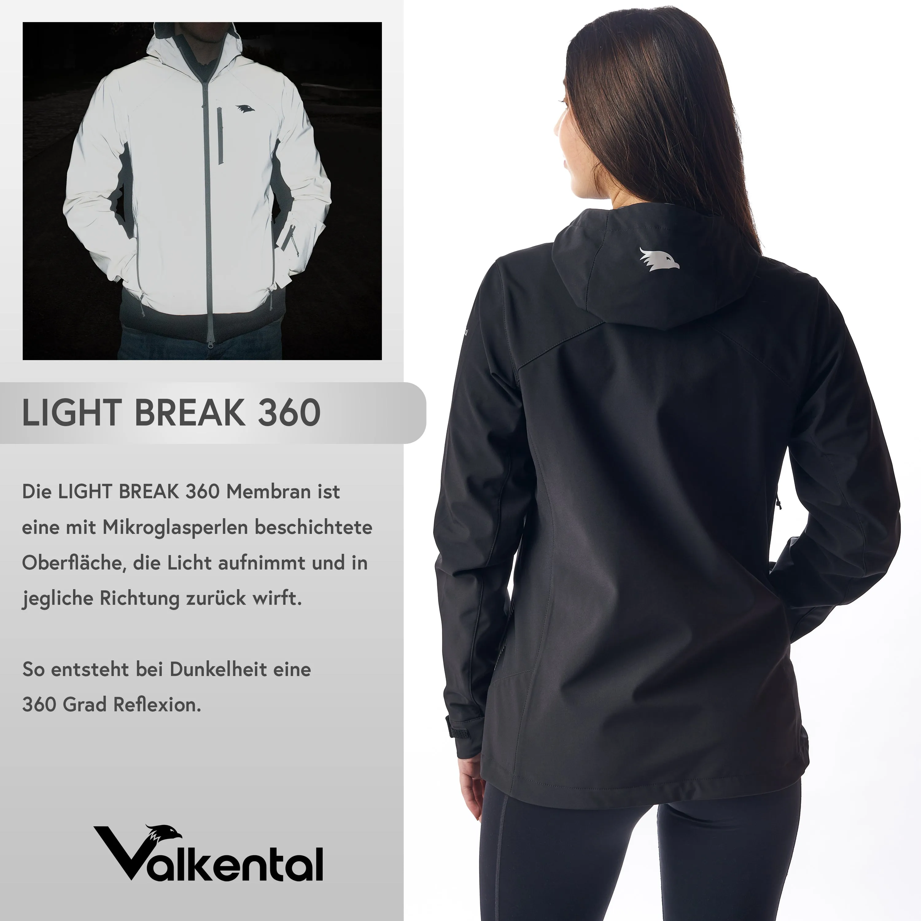 Reflektierende Funktionsjacke - Damen
