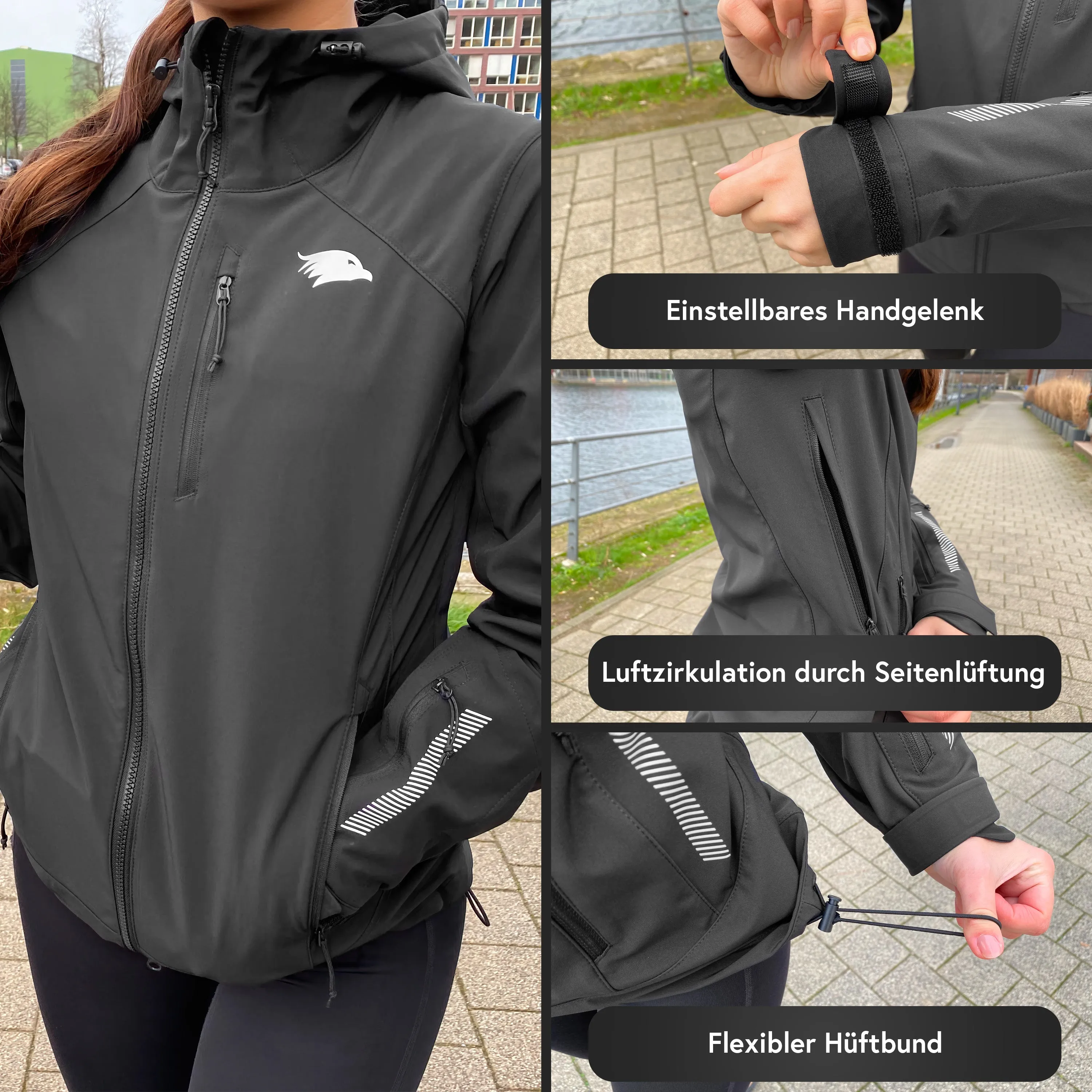 Reflektierende Funktionsjacke - Damen