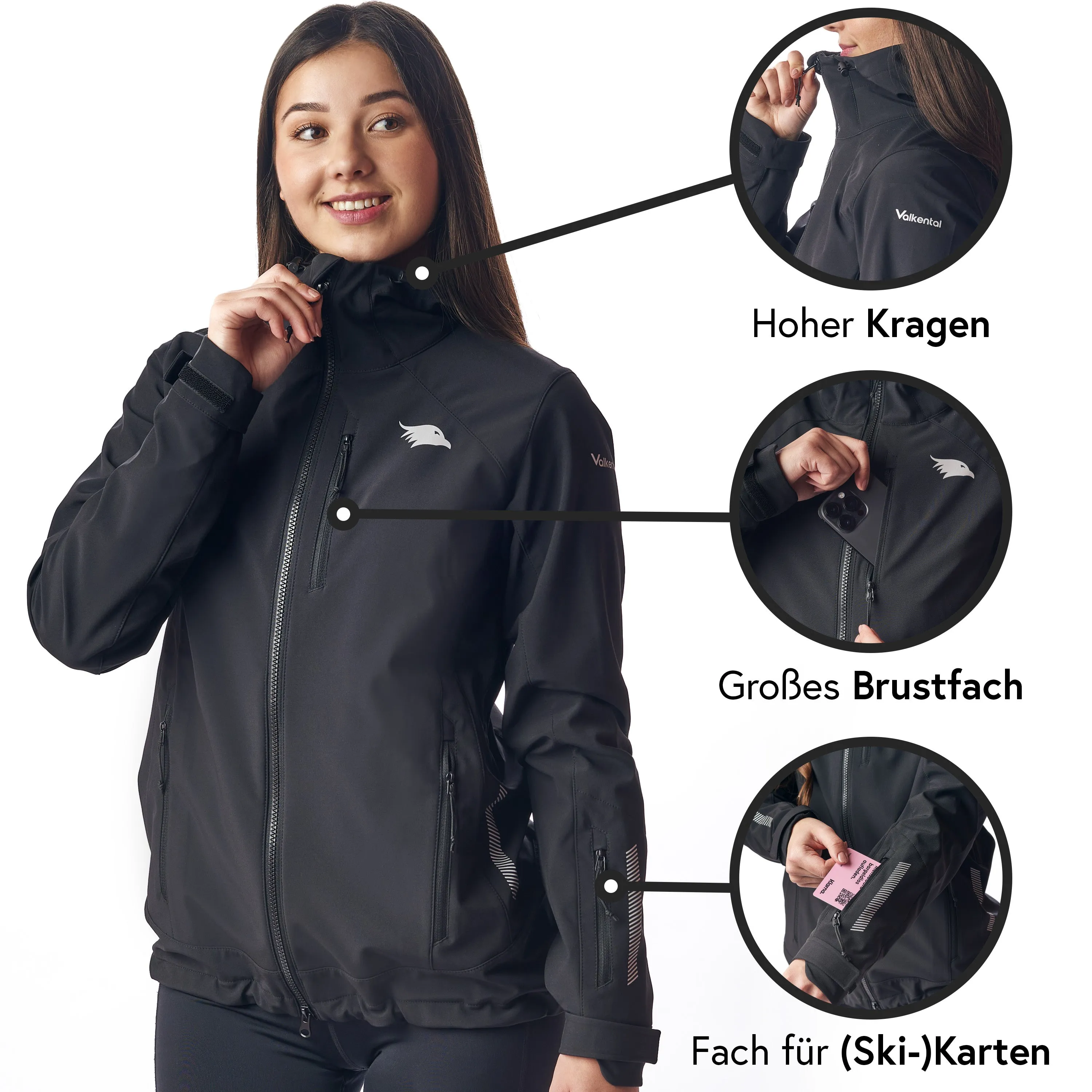 Reflektierende Funktionsjacke - Damen