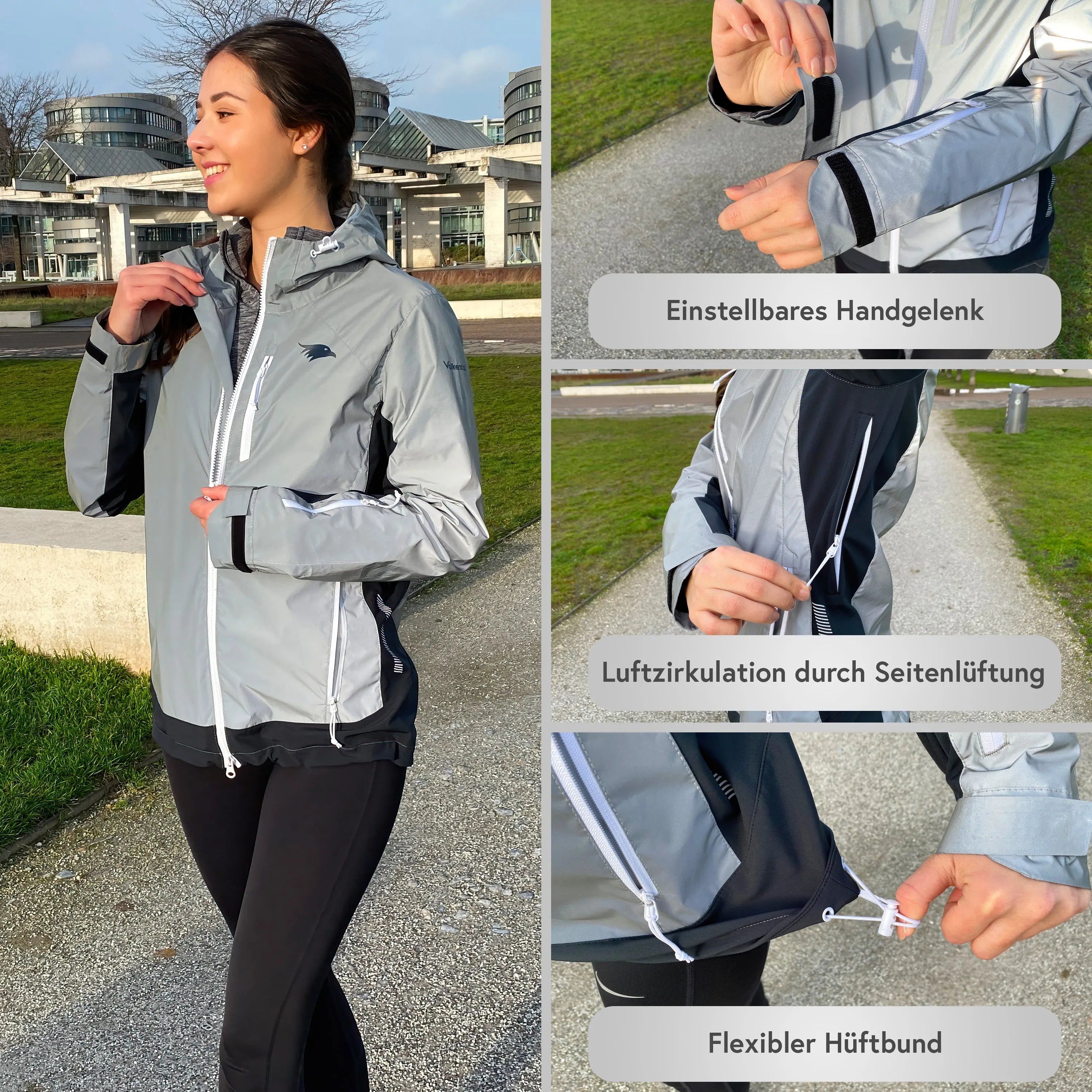 Reflektierende Funktionsjacke - Damen