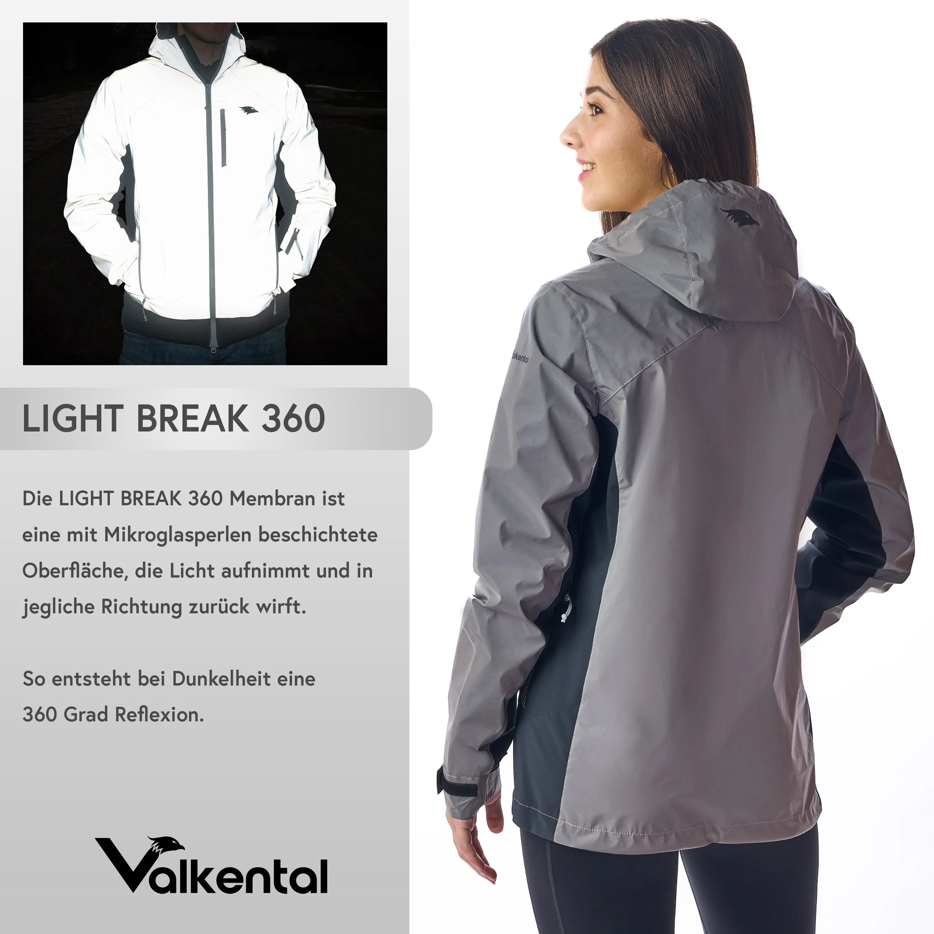 Reflektierende Funktionsjacke - Damen