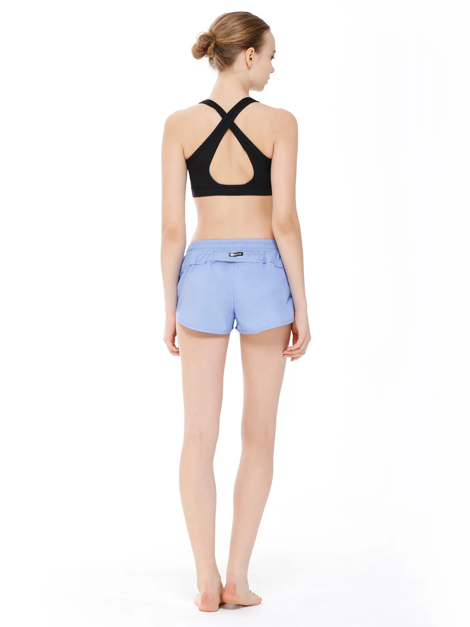 RELAY RUNNING SHORTS, LIGHT BLUE