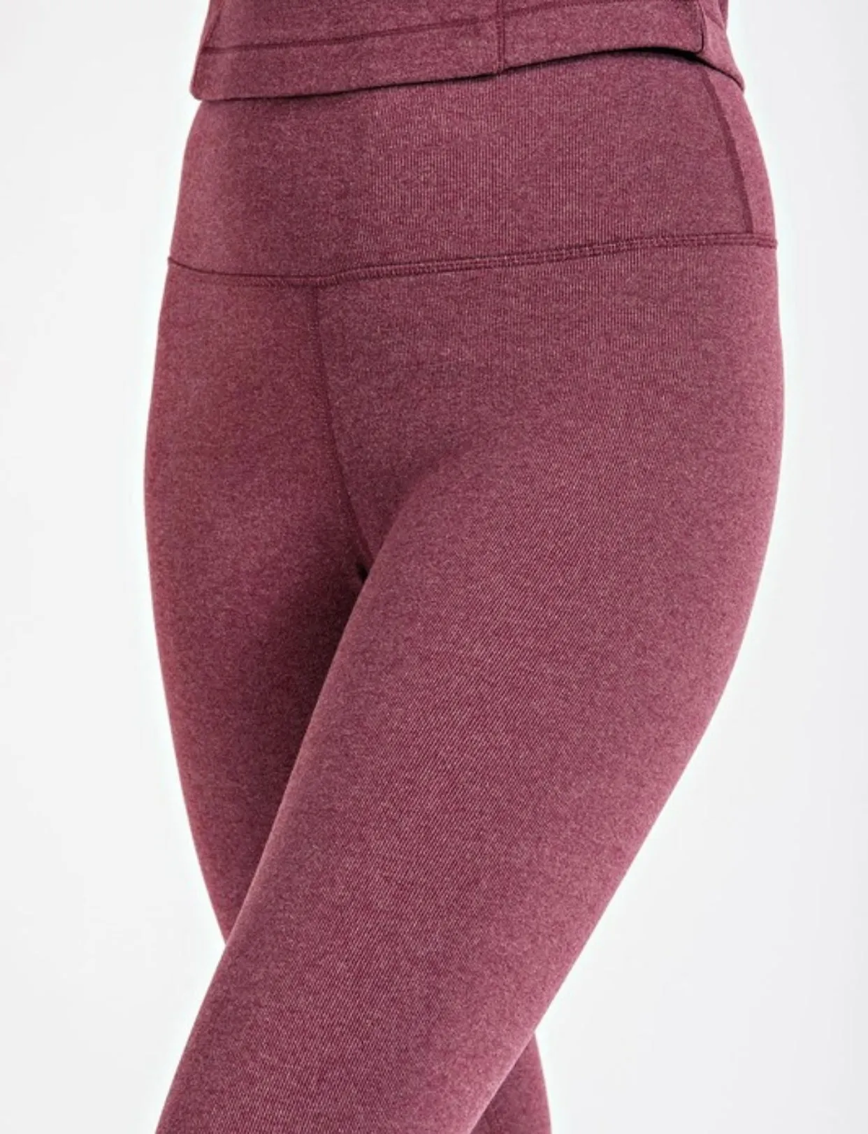 Ribbed Brushed Soft Joggers Brown