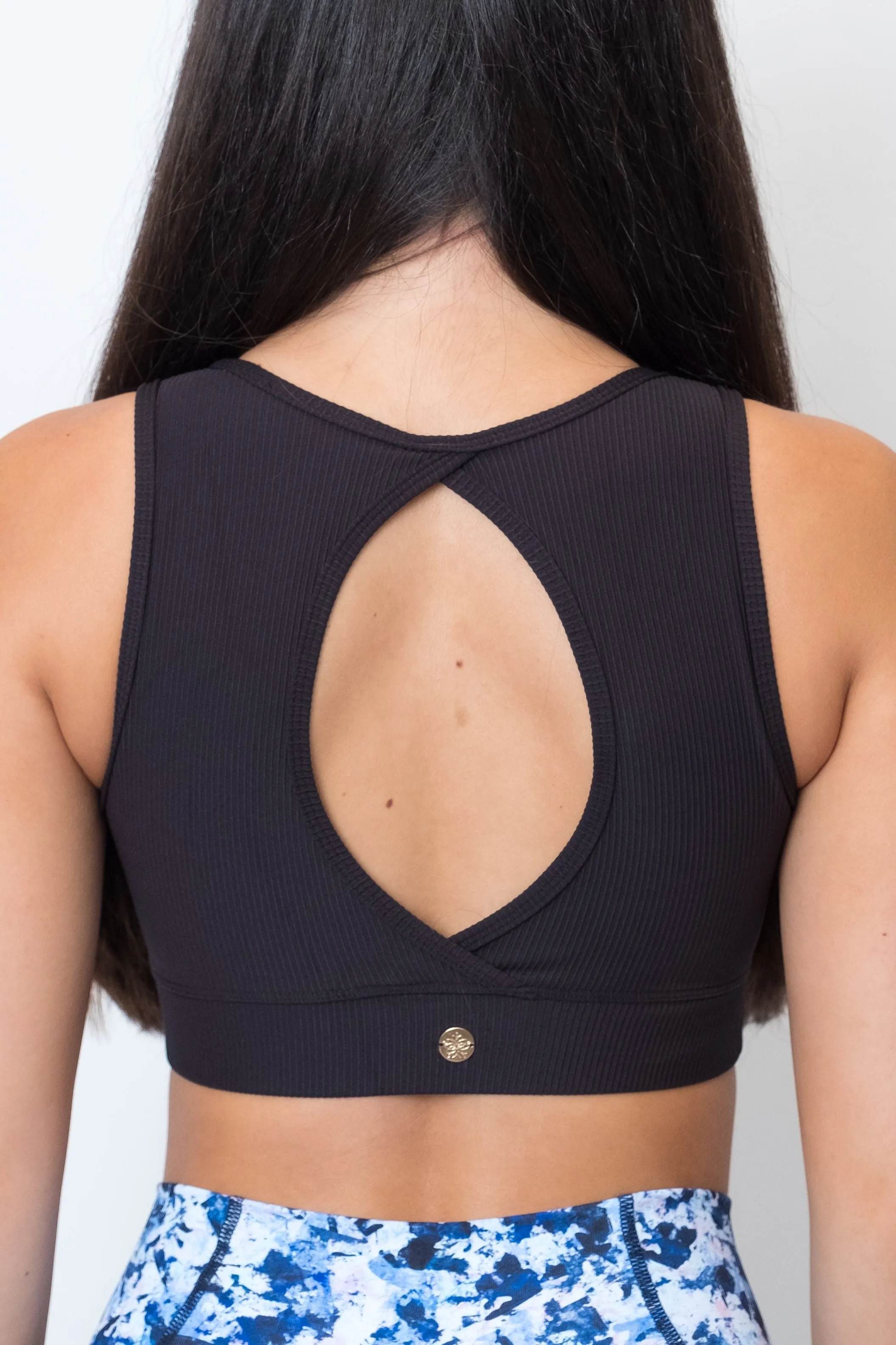 Ribbed Sports Bra - Midnight Talks