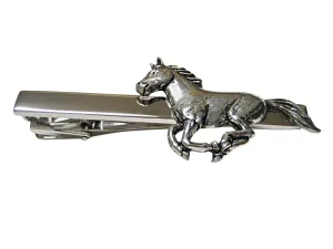 Running Horse Square Tie Clip