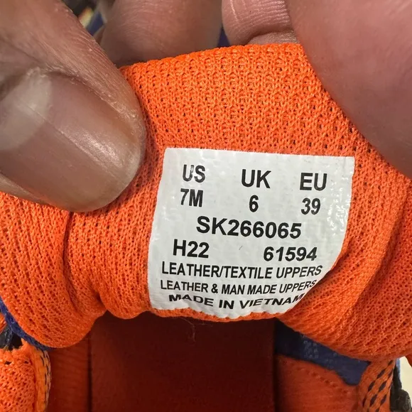 Saucony Blue and Orange Sneakers new