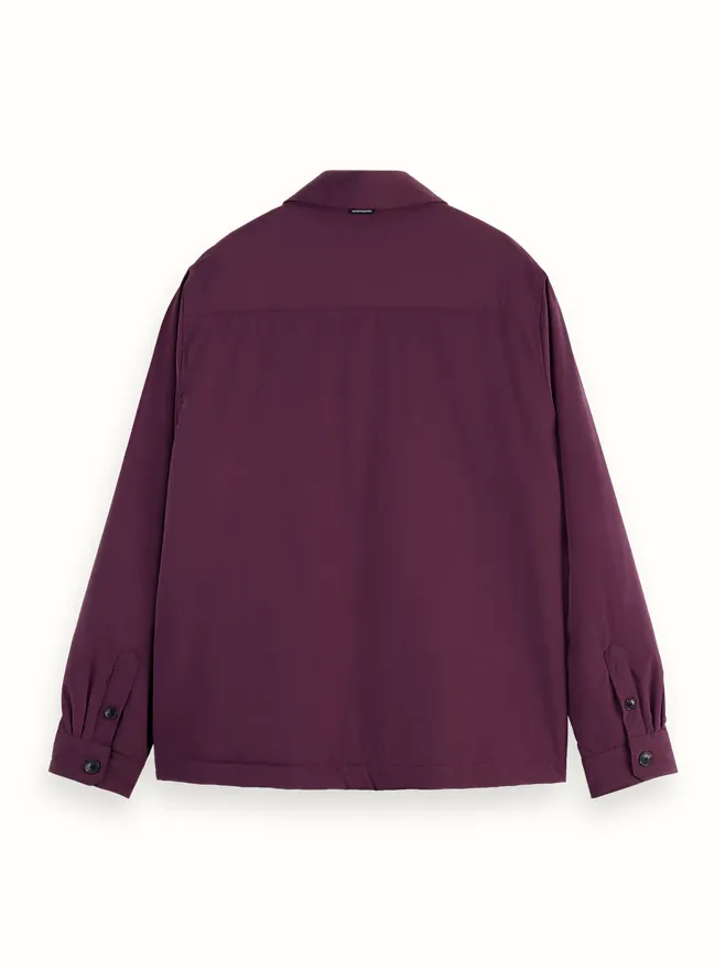Scotch & Soda Padded Nylon-Blend Overshirt