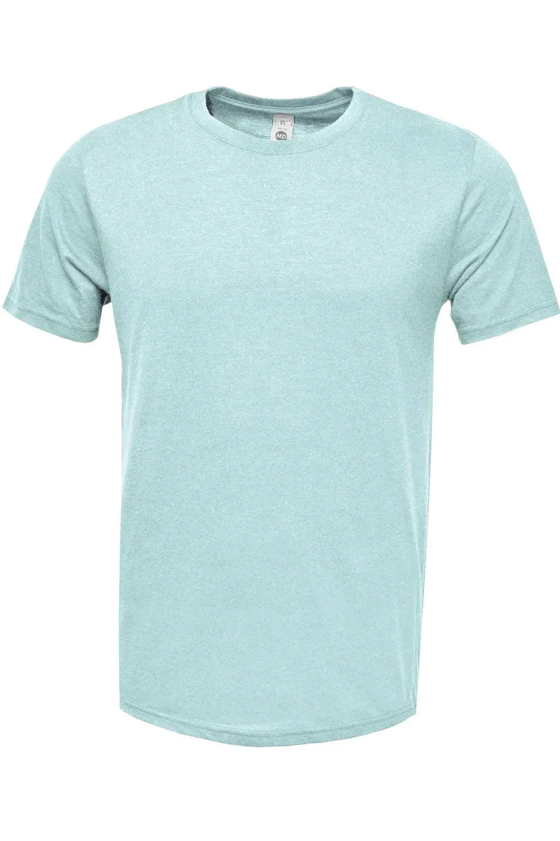 Script Leopard Softball Mama Adult Soft-Tek Blend T-Shirt