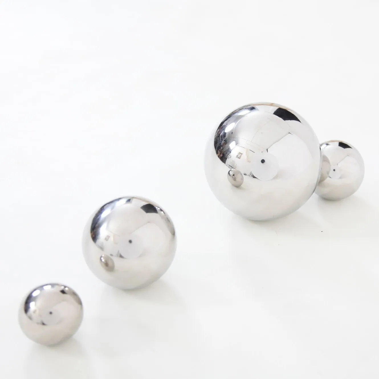 Sensory Reflective Silver Balls
