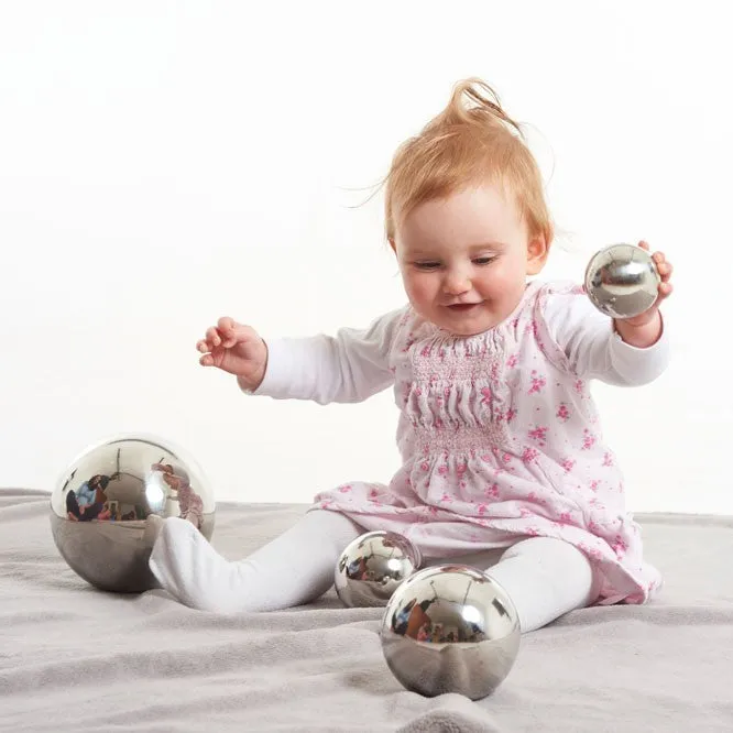 Sensory Reflective Silver Balls