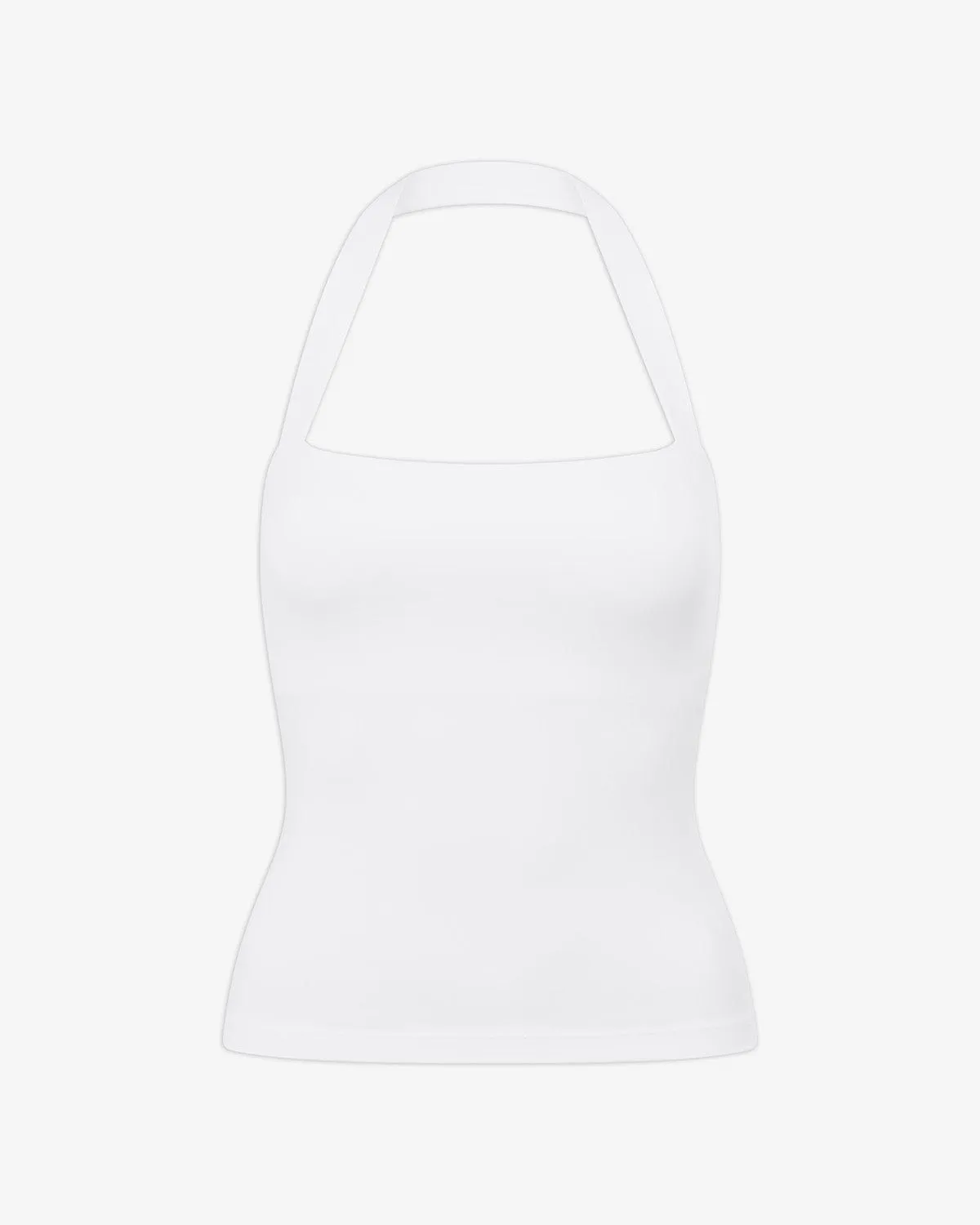Serenity Halle Halter Tank | White