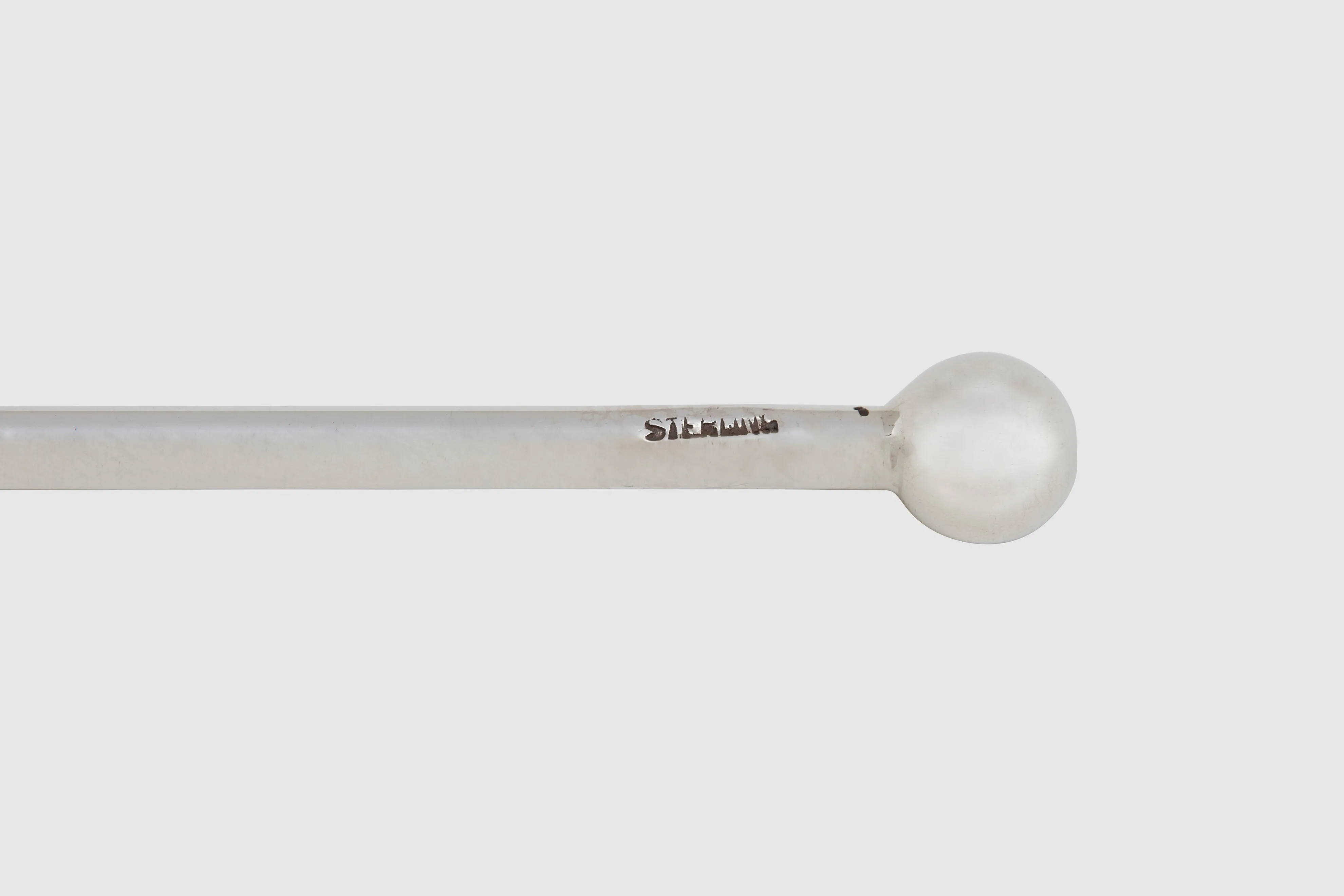 Set of Silver Cocktail Spoons & Straws