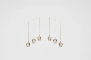 Set of Silver Cocktail Spoons & Straws