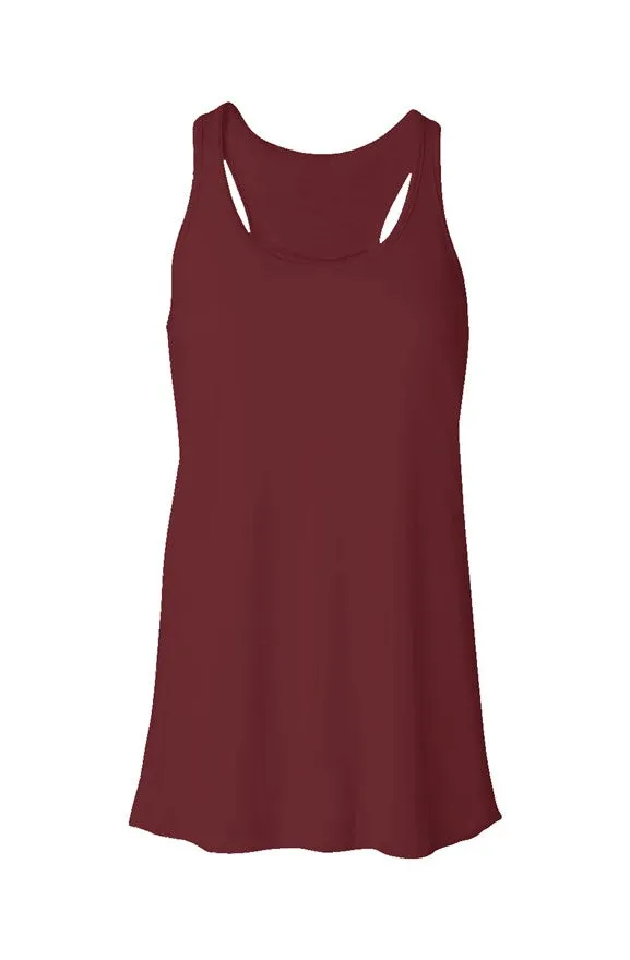 SMF Maroon Flowy Racerback Tank