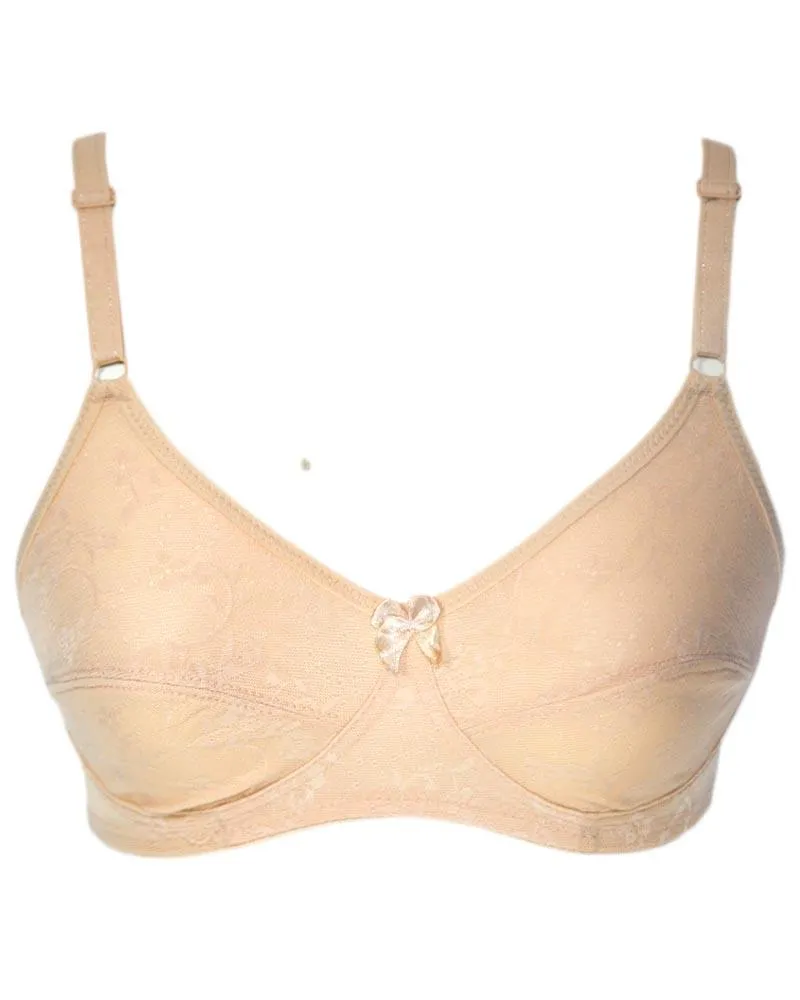 Soft Net Bra - Skin - Non Padded & Non Wired Bra - 735