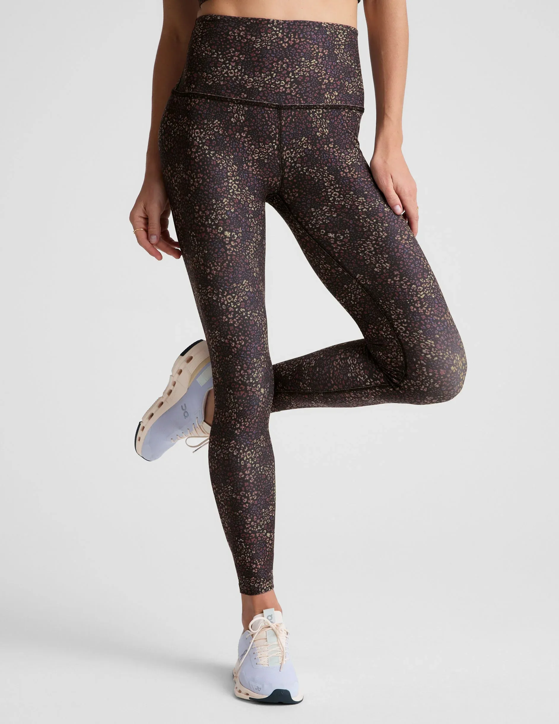 Softmark Caught in the Midi HW Legging by Beyond Yoga | Ditsy Leopard