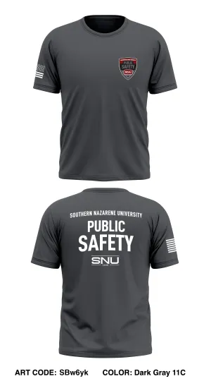 Southern Nazarene University Public Safety Store 1 Core Men's SS Performance Tee - SBw6yk
