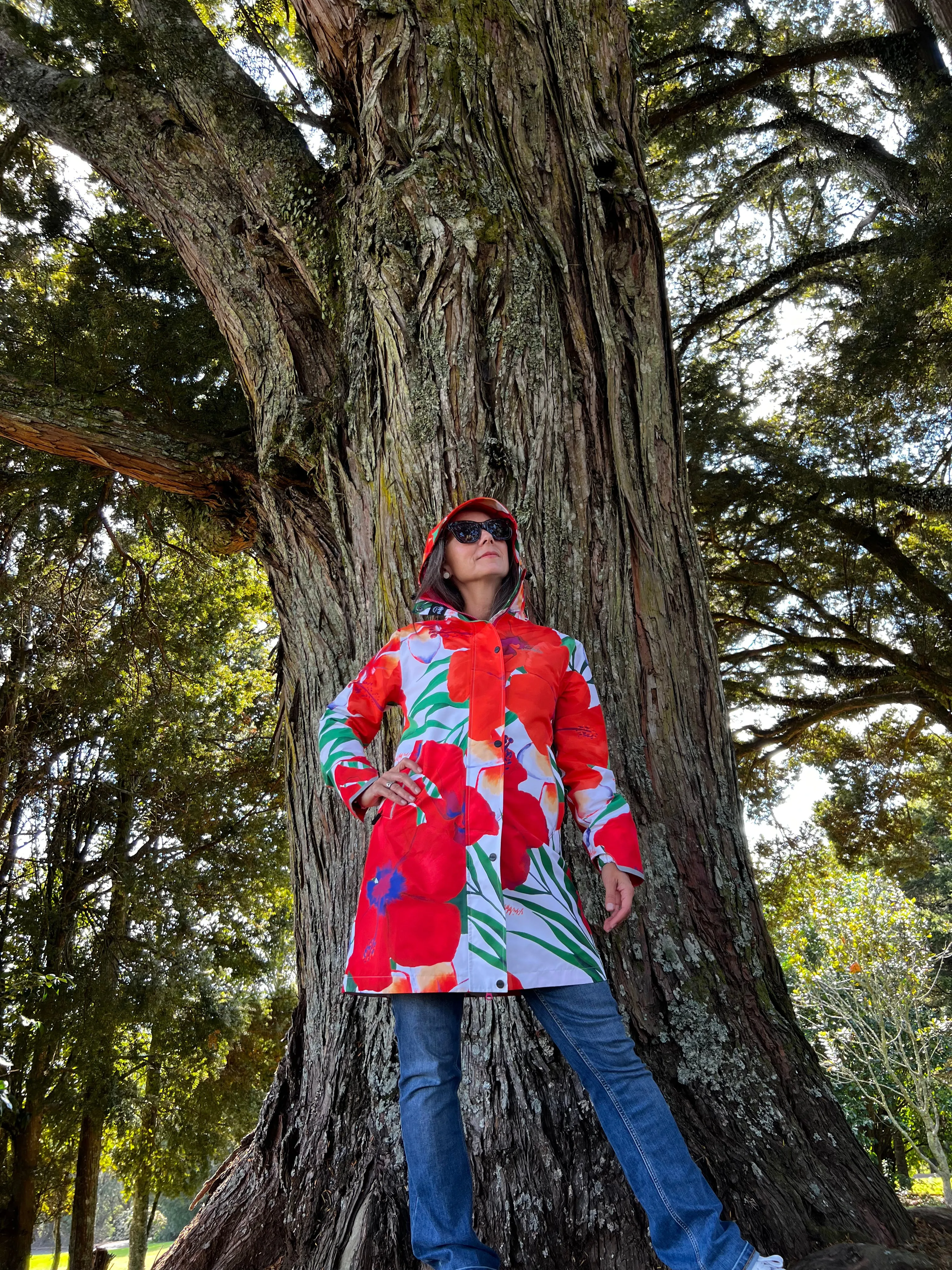 St Tropez - waterproof, long raincoat