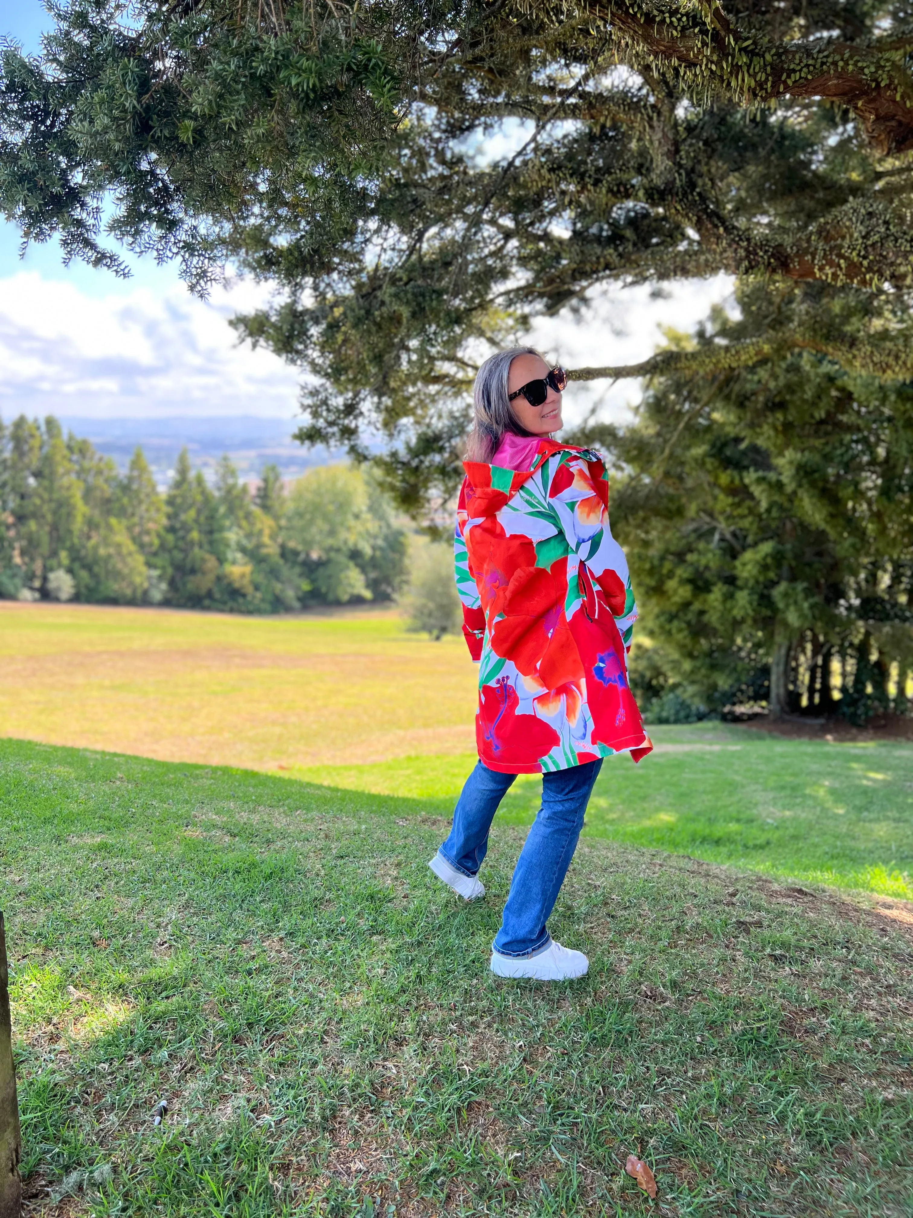 St Tropez - waterproof, long raincoat