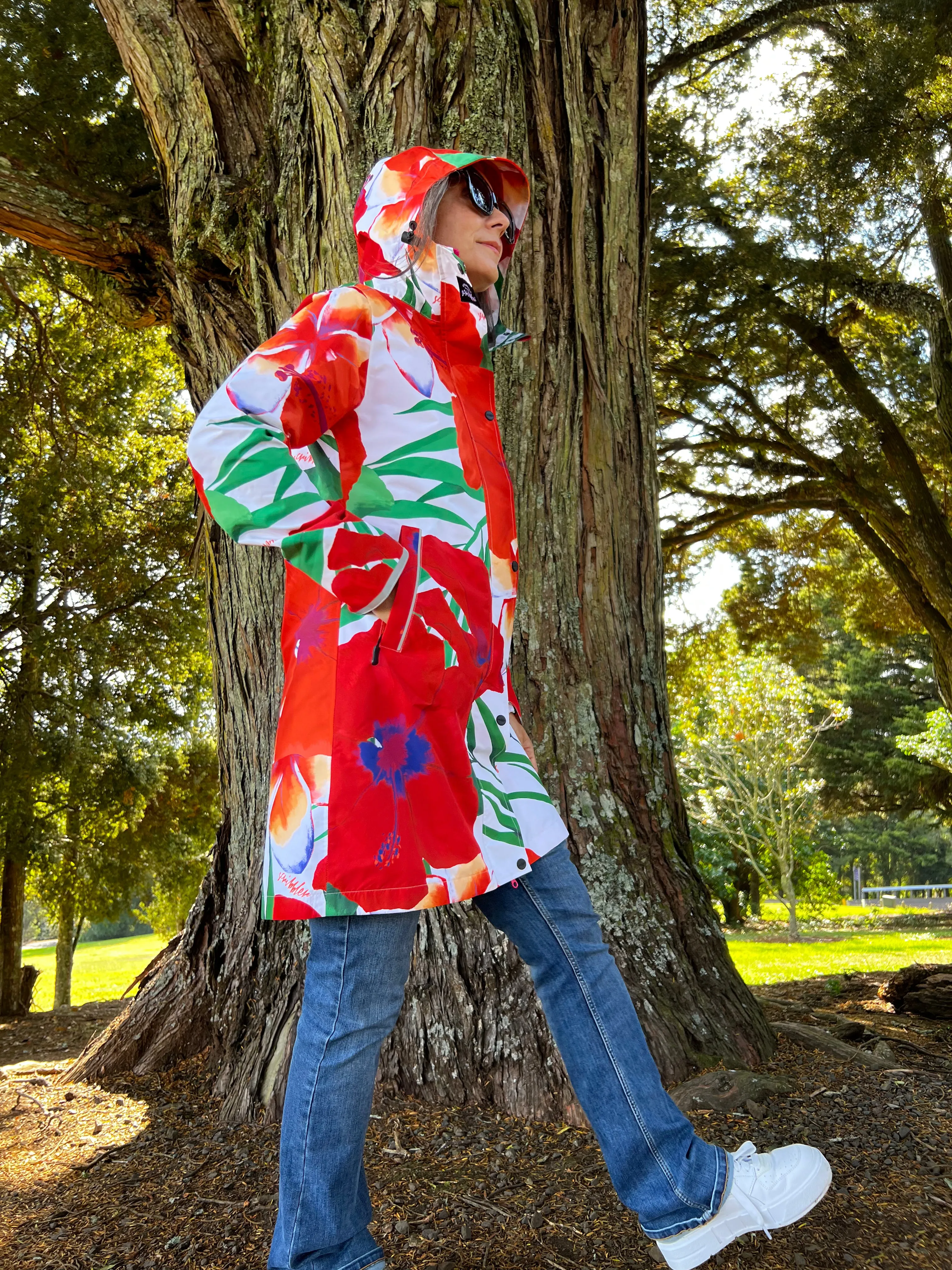 St Tropez - waterproof, long raincoat