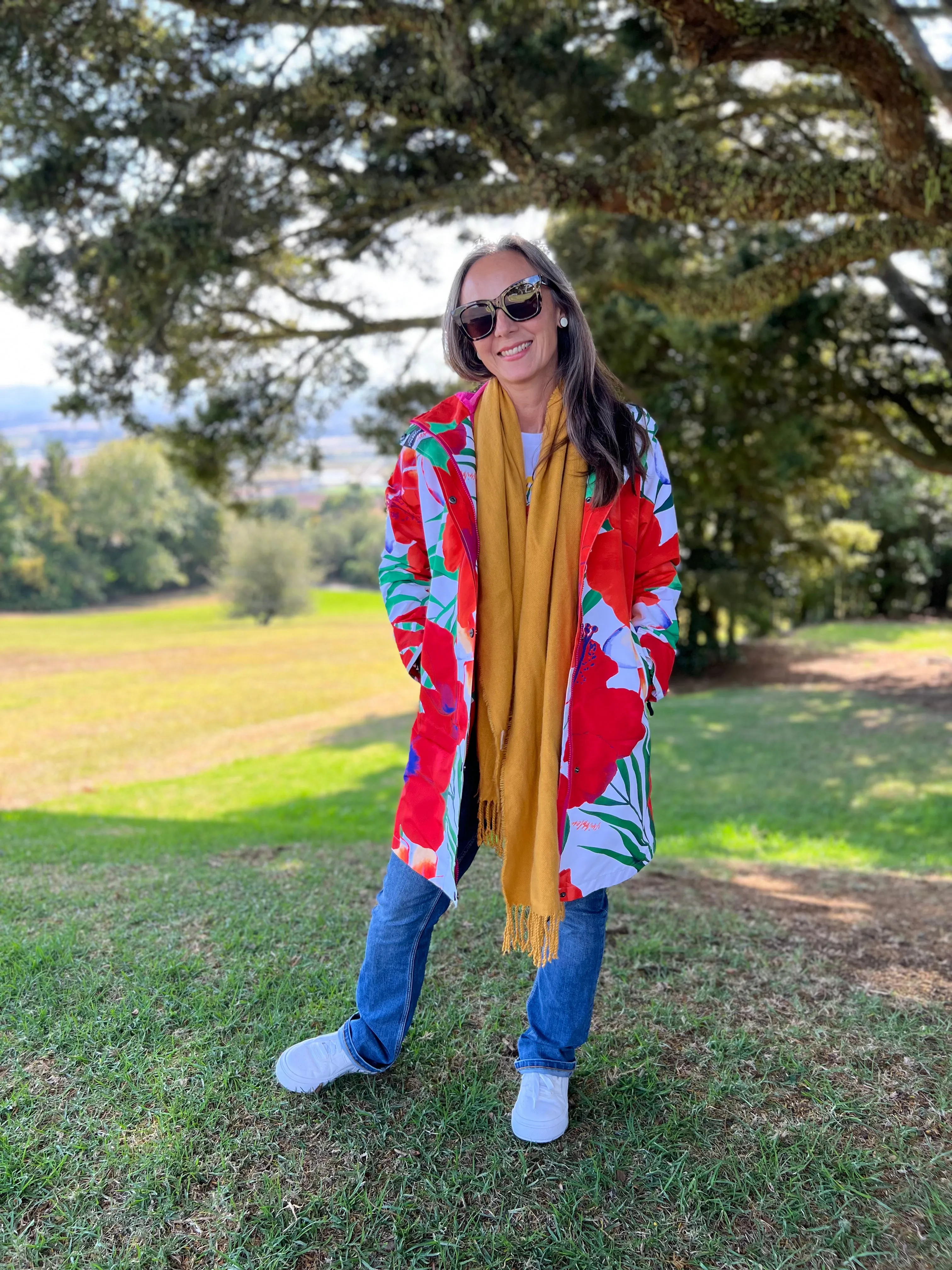 St Tropez - waterproof, long raincoat