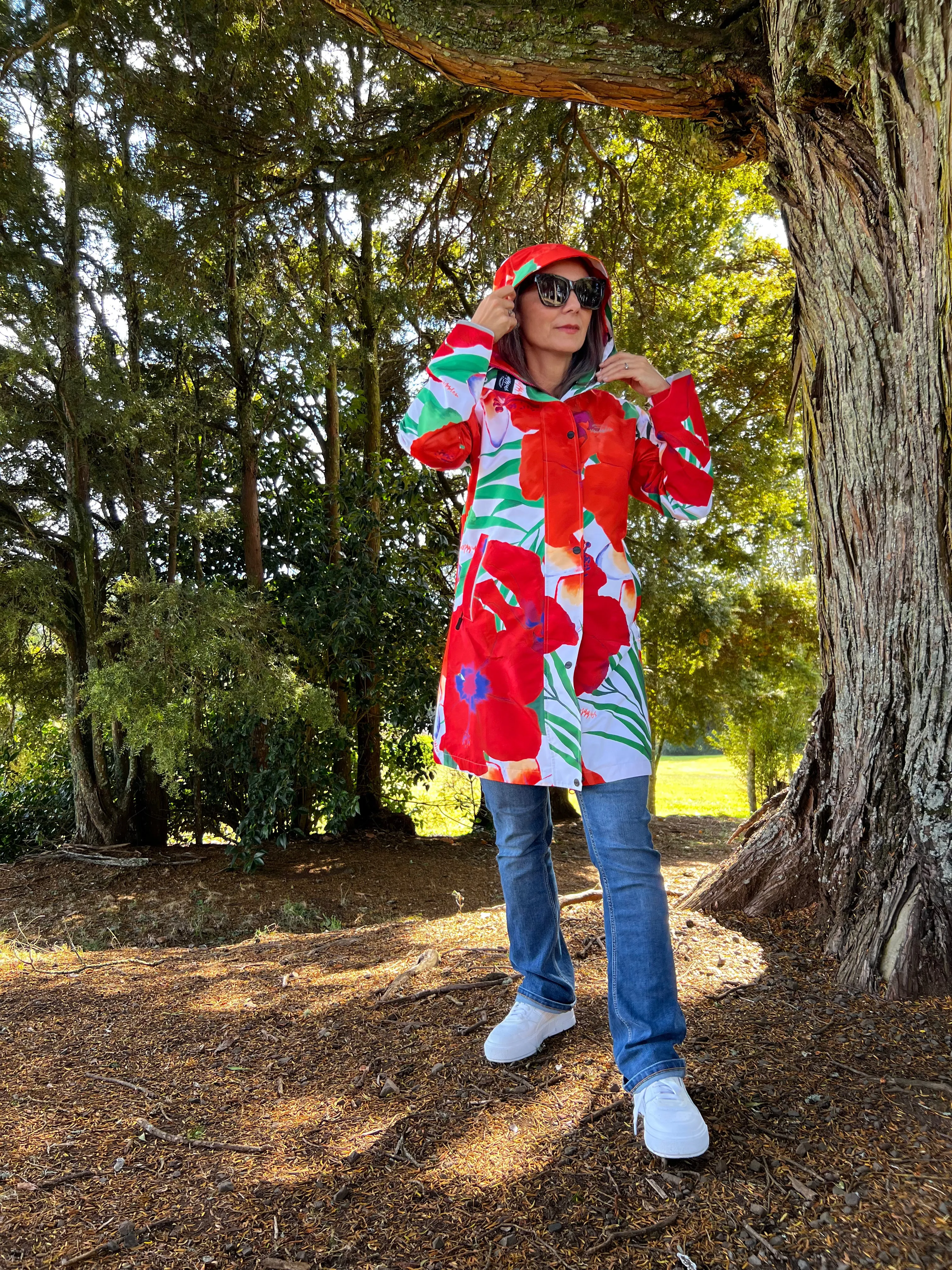 St Tropez - waterproof, long raincoat