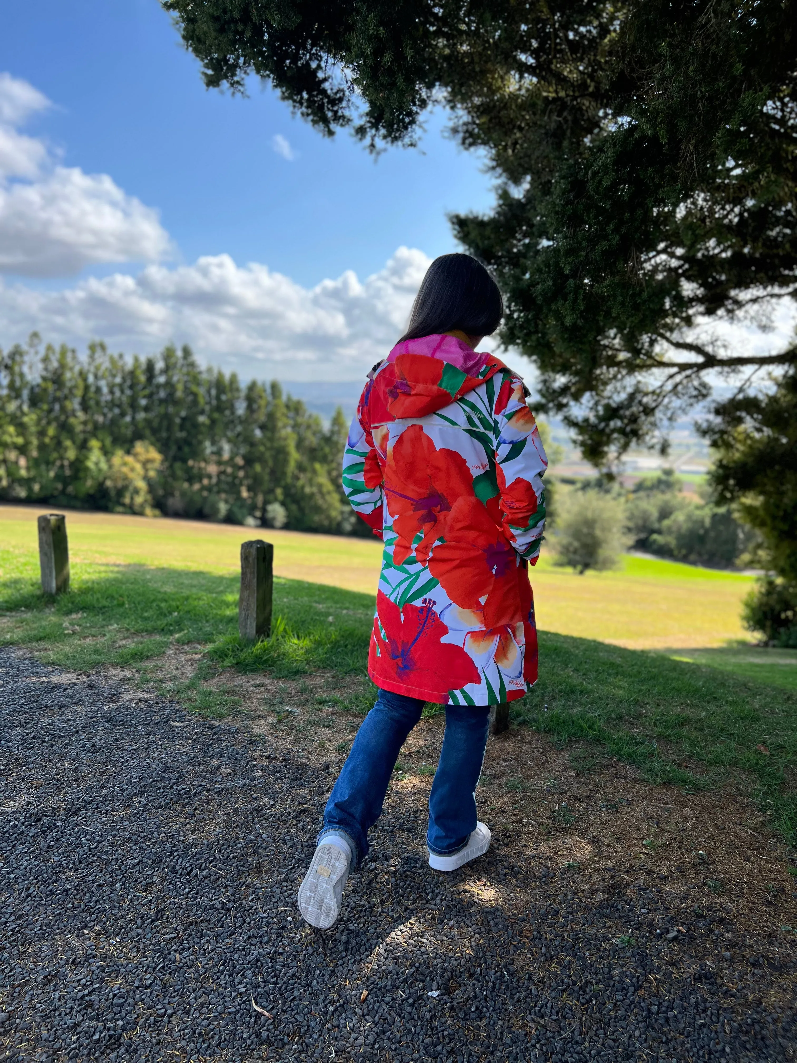 St Tropez - waterproof, long raincoat