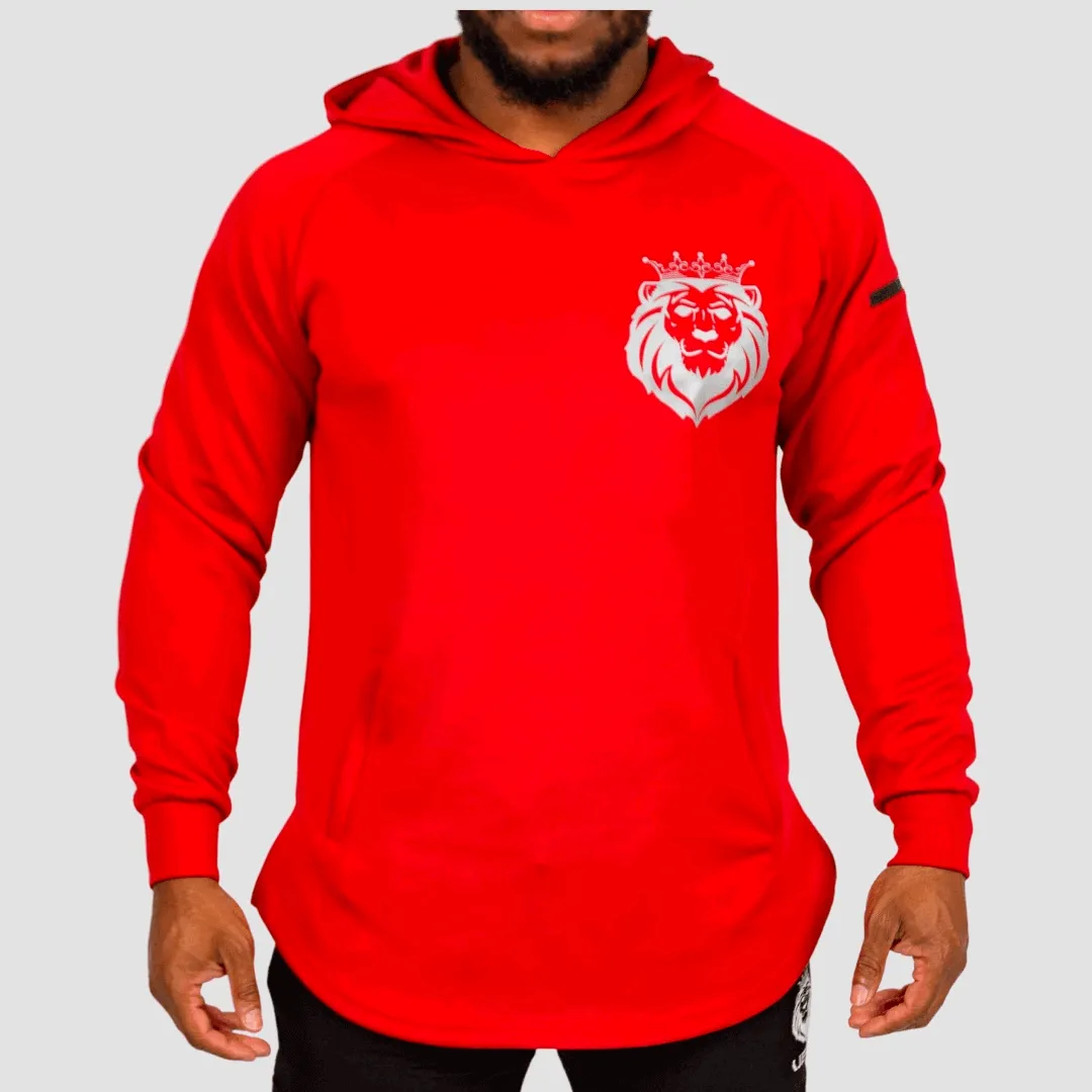 Stealth Hoodie - Fire Red