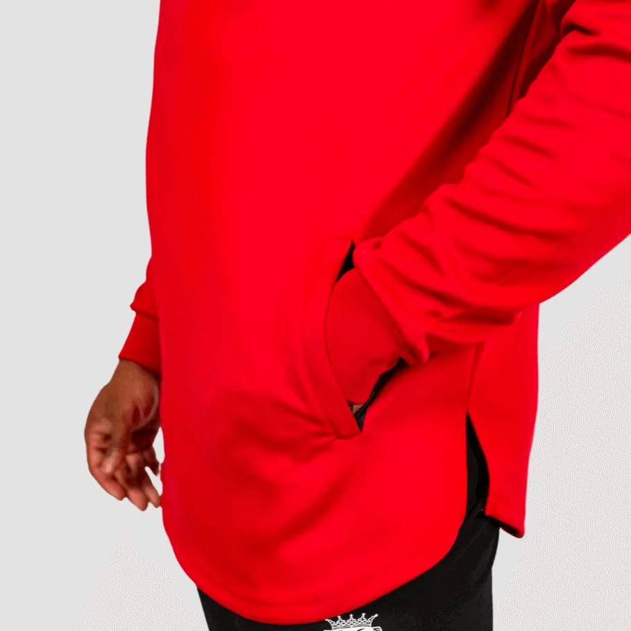 Stealth Hoodie - Fire Red
