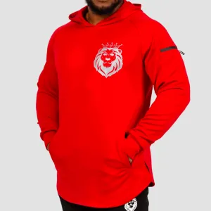 Stealth Hoodie - Fire Red