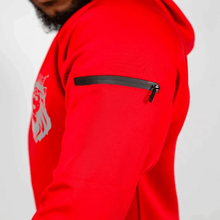 Stealth Hoodie - Fire Red