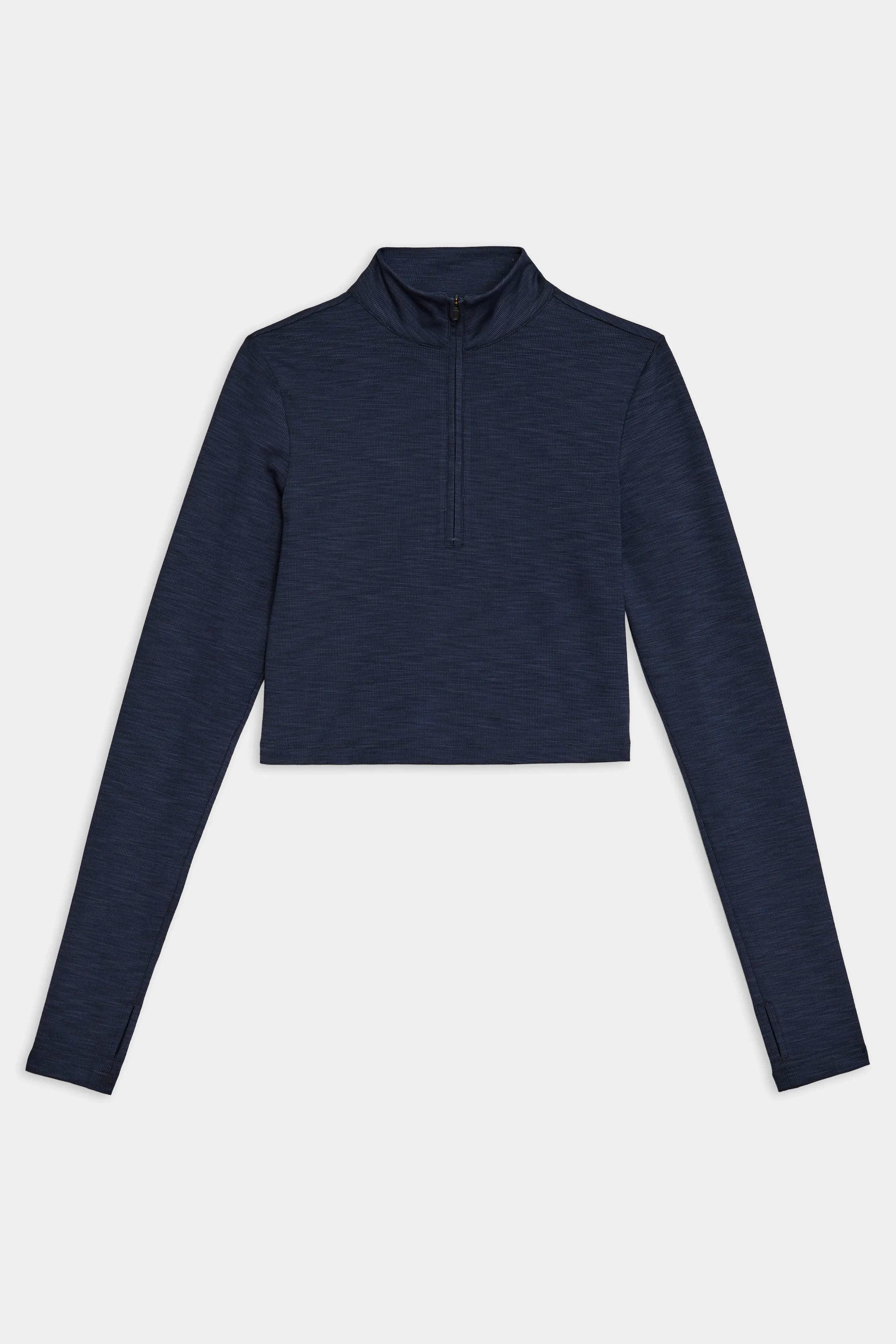 Stevie Active Rib Half Zip - Indigo