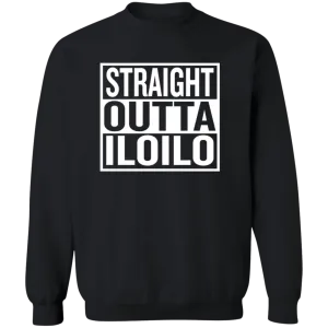 Straight Outta Iloilo Unisex Crewneck Pullover Sweatshirt