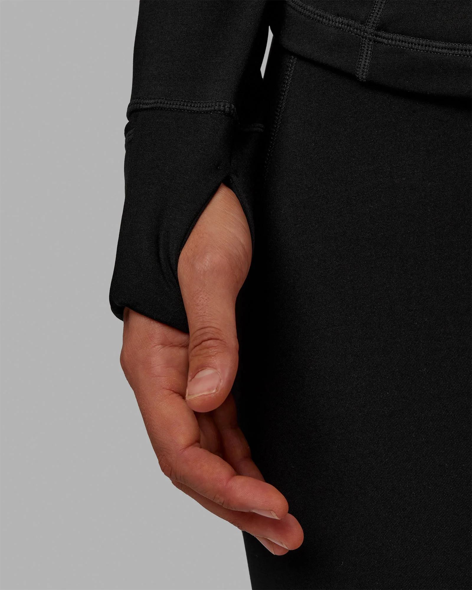 Stride Thermal Zip Through Jacket - Black