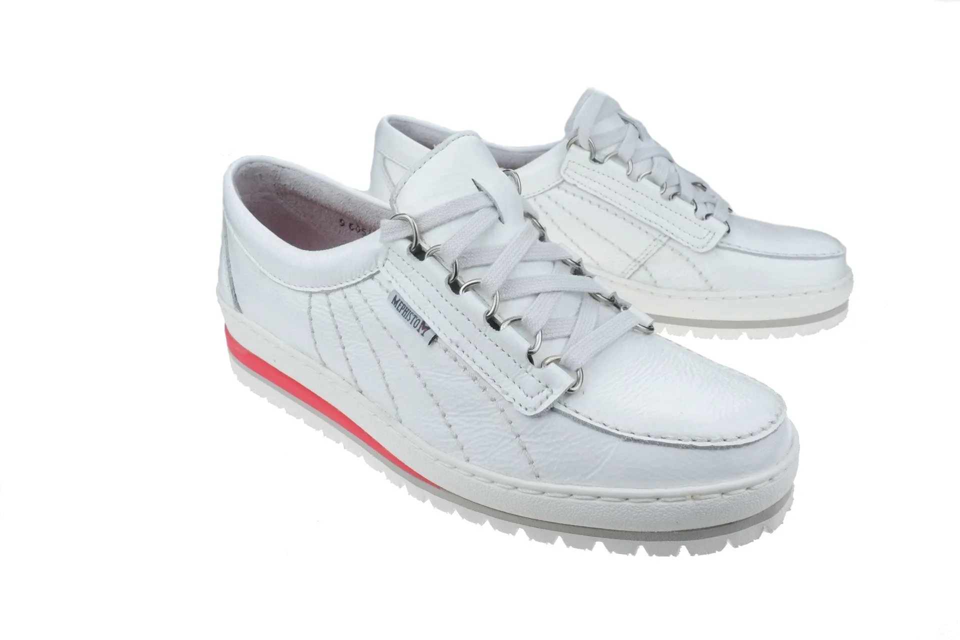 'Super Lady' women's mephisto originals lace-up - white
