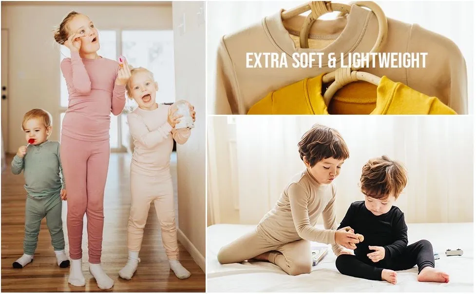 Super Luxury Soft Modal Black Boys & Girls Playwear