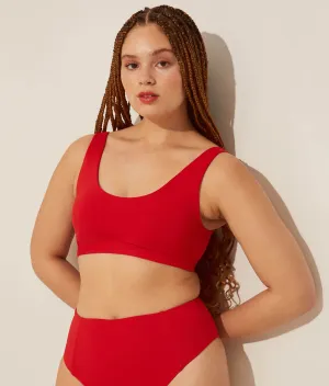 The Ventura - Top - Flat - Cherry Red