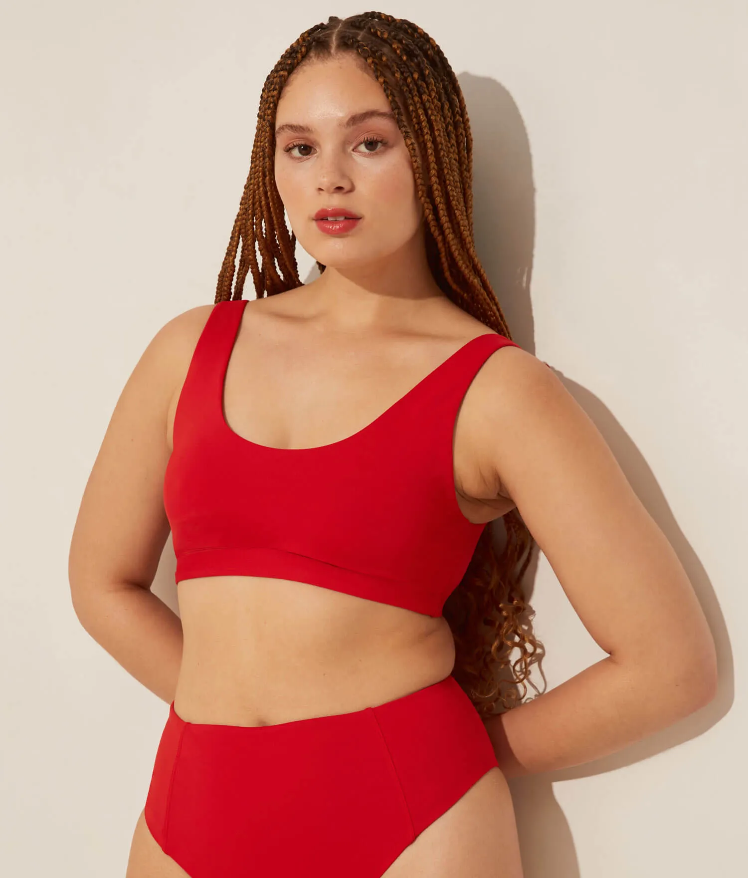 The Ventura - Top - Flat - Cherry Red