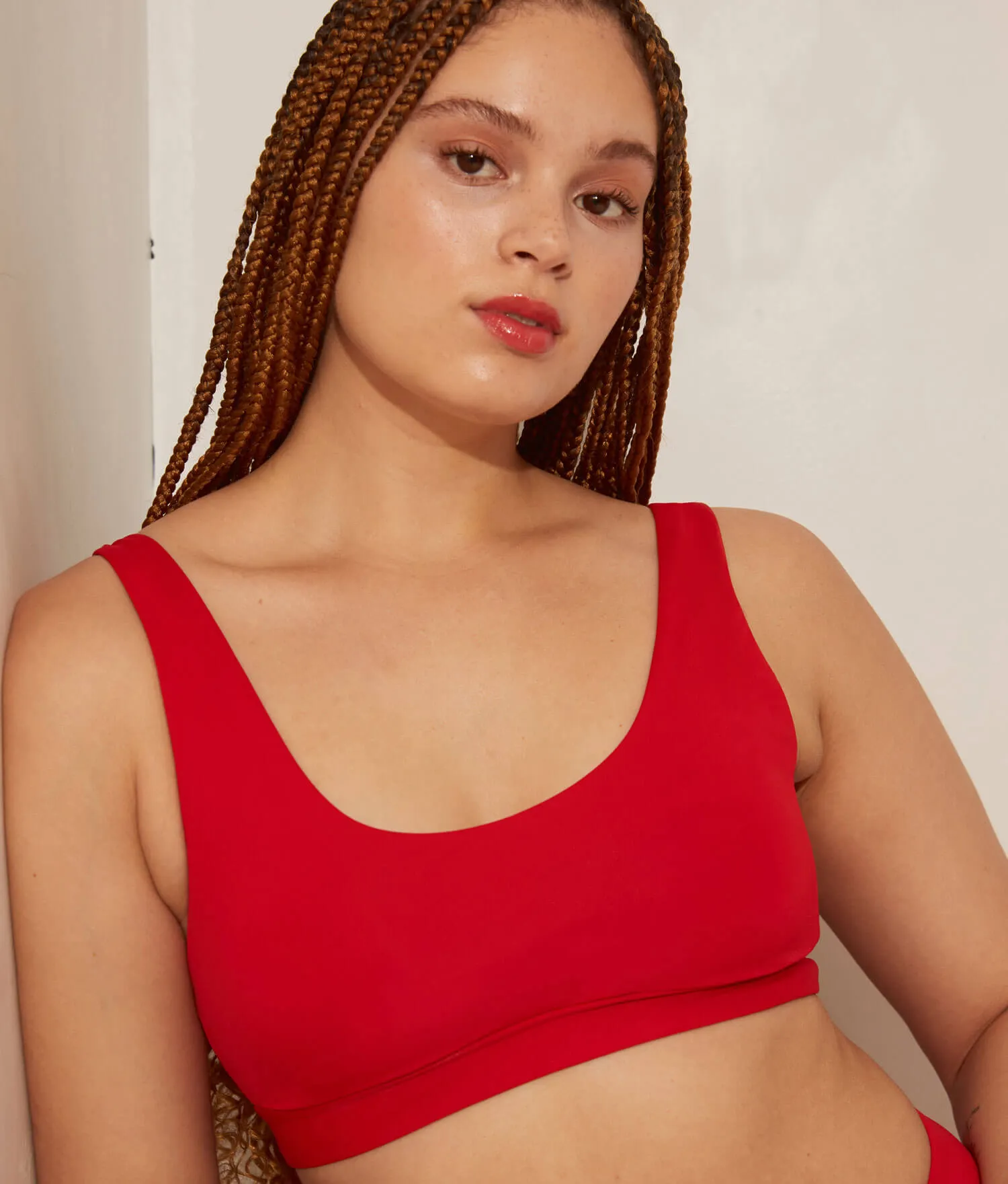 The Ventura - Top - Flat - Cherry Red